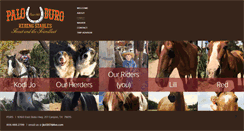 Desktop Screenshot of paloduroridingstables.com
